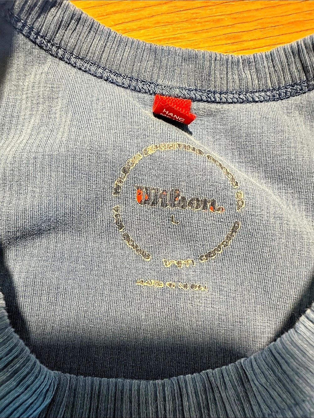 Wilson Blue Ribbed Tank Top - Picture 2 of 4